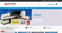 Desktop Screenshot of gremer.si